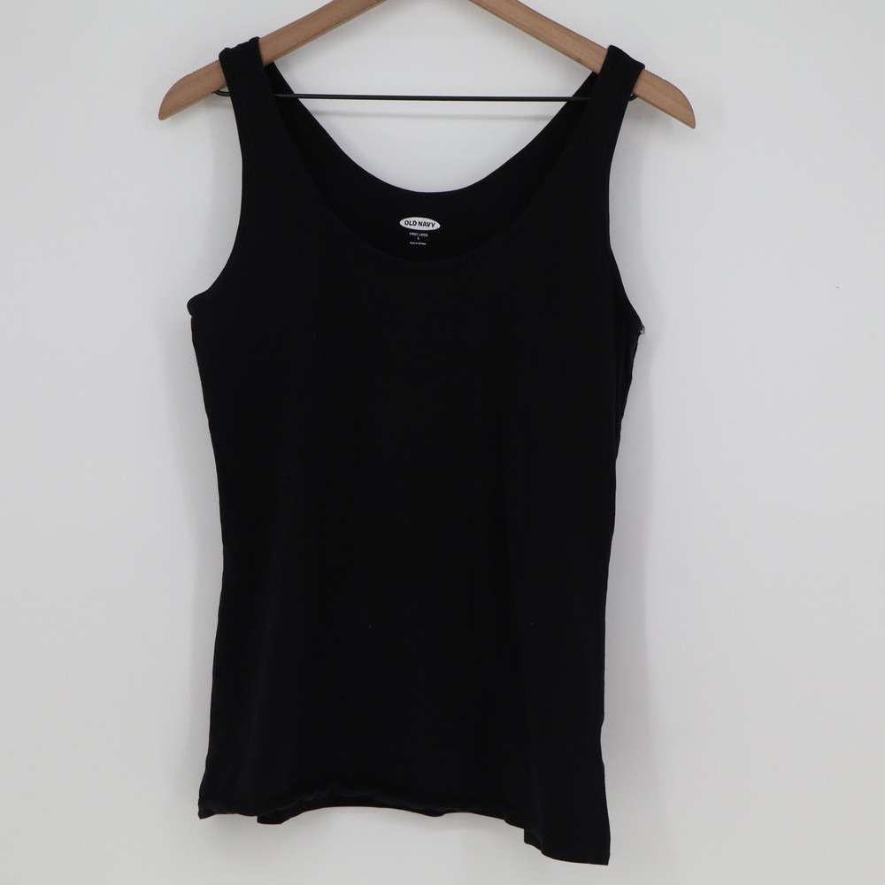 Old Navy Tank Top Womens L First-Layer Black Scoop Neck Sleeveless Excellent